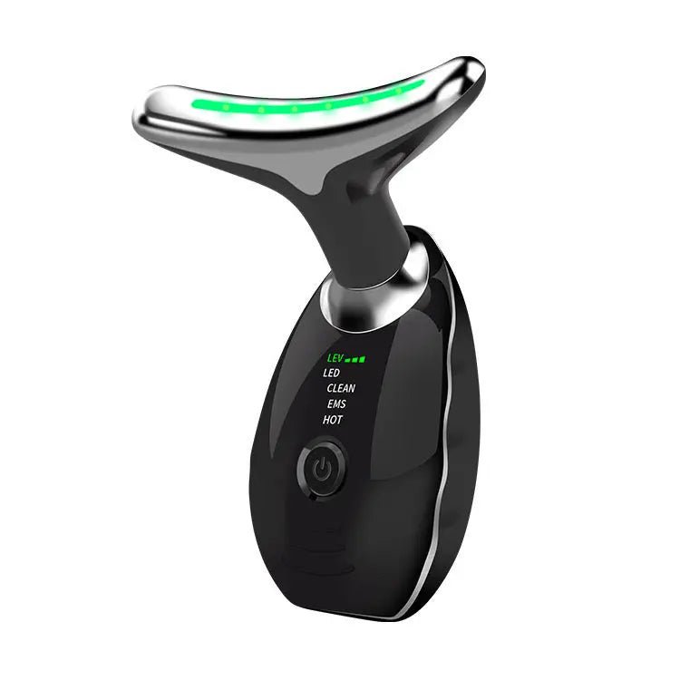 Beauty Facial Massager, 7 Color Wavy Acne Beauty Microcurrent Facial Device Skin Firming for Face Neck Beauty Device, - Blade & Thread