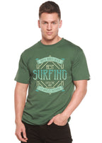 Best Surfing Men's Bamboo Viscose/Organic Cotton Short Sleeve Graphic T-Shirt Spun Bamboo