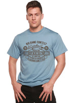 Big Game Contest Men's Bamboo Viscose/Organic Cotton Short Sleeve Graphic T-Shirt Spun Bamboo