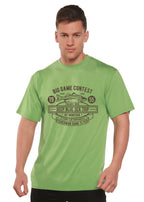 Big Game Contest Men's Bamboo Viscose/Organic Cotton Short Sleeve Graphic T-Shirt Spun Bamboo