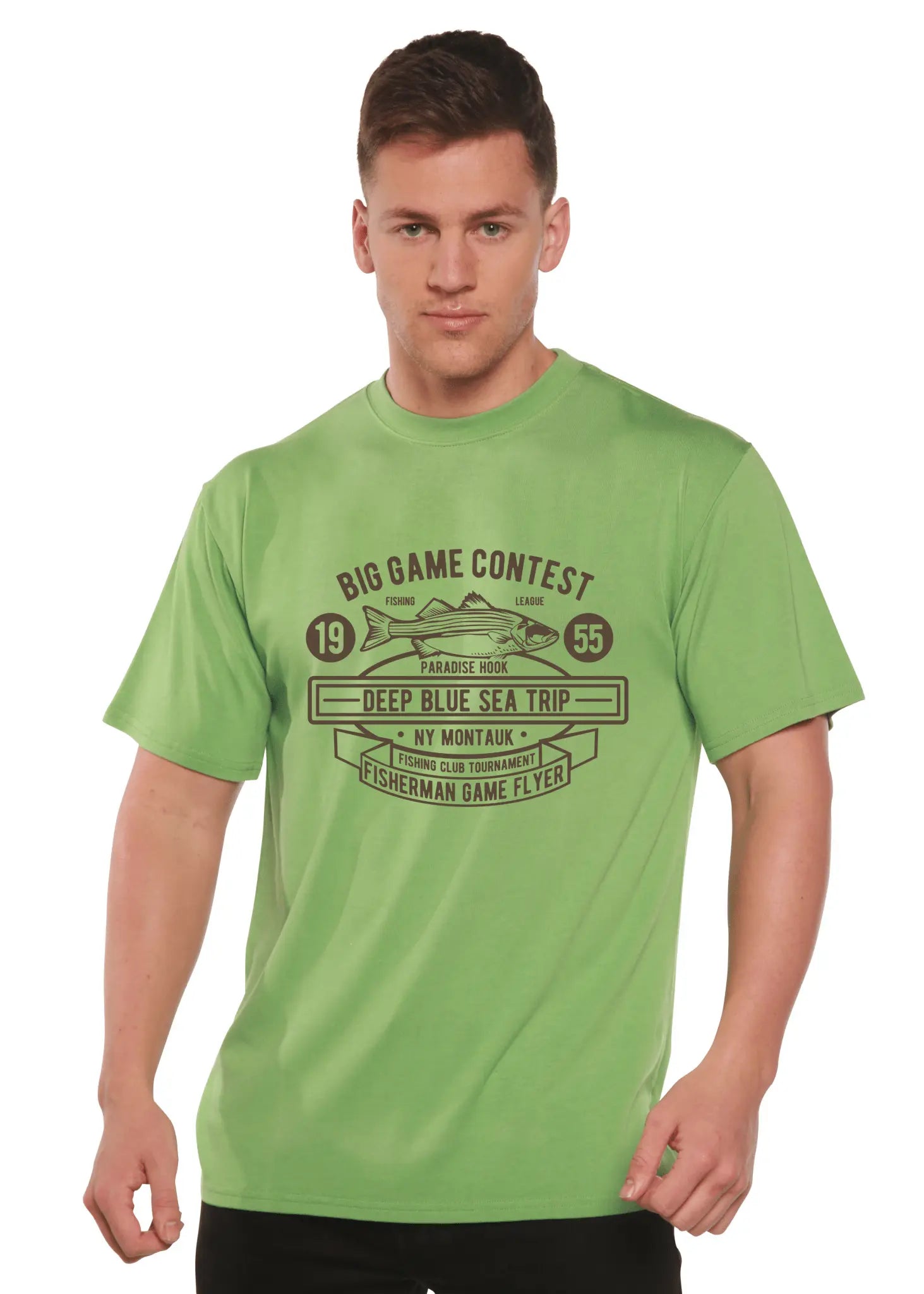 Big Game Contest Men's Bamboo Viscose/Organic Cotton Short Sleeve Graphic T-Shirt - Blade & Thread