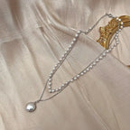 Big White Imitation Pearl Beads Choker Clavicle Chain Necklace For Women Wedding Jewelry nowadaysfashion