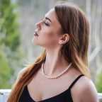 Big White Imitation Pearl Beads Choker Clavicle Chain Necklace For Women Wedding Jewelry nowadaysfashion