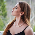 Big White Imitation Pearl Beads Choker Clavicle Chain Necklace For Women Wedding Jewelry nowadaysfashion