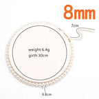 Big White Imitation Pearl Beads Choker Clavicle Chain Necklace For Women Wedding Jewelry nowadaysfashion