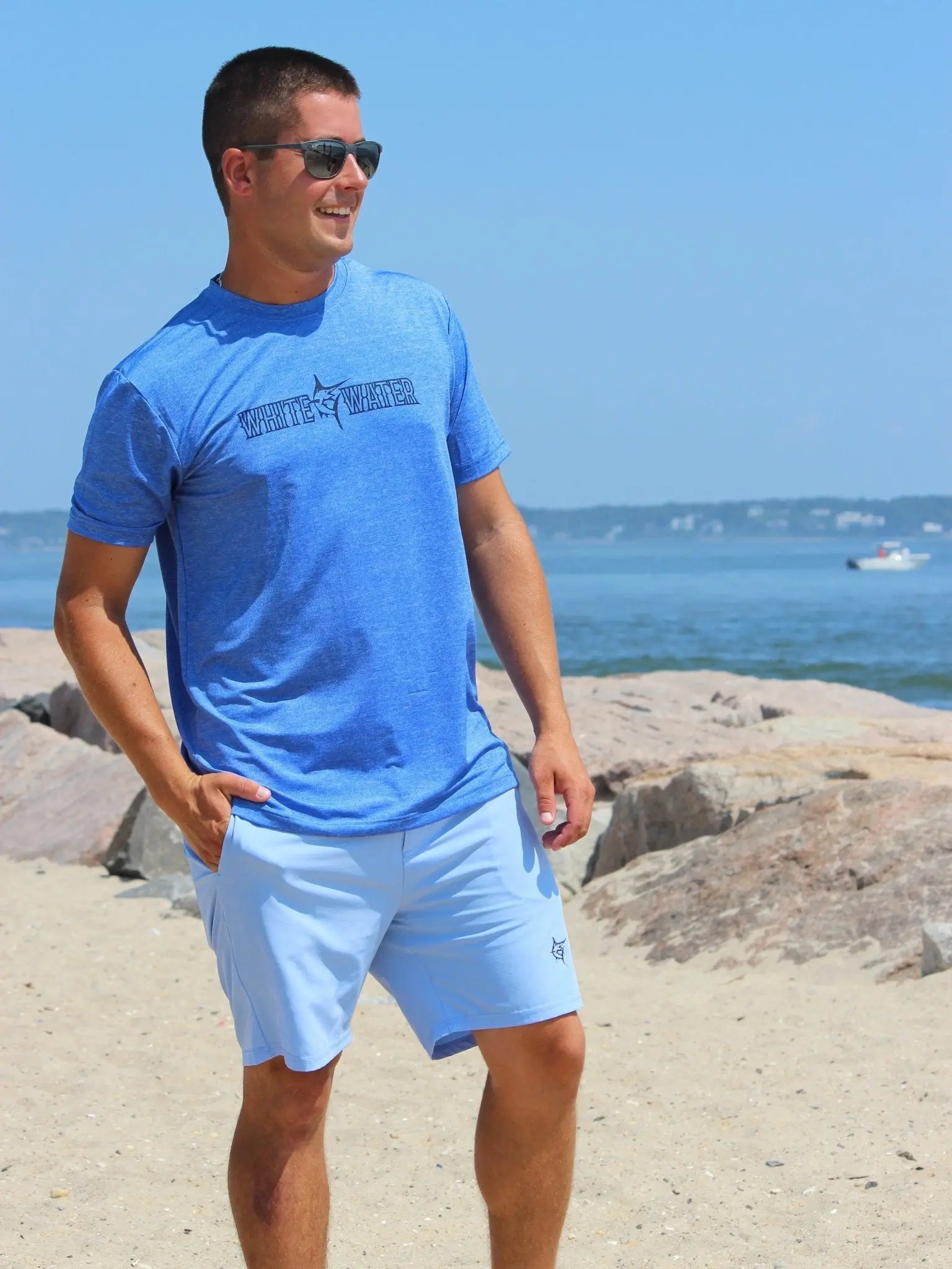 Bimini Primary Performance Tee White Water Life