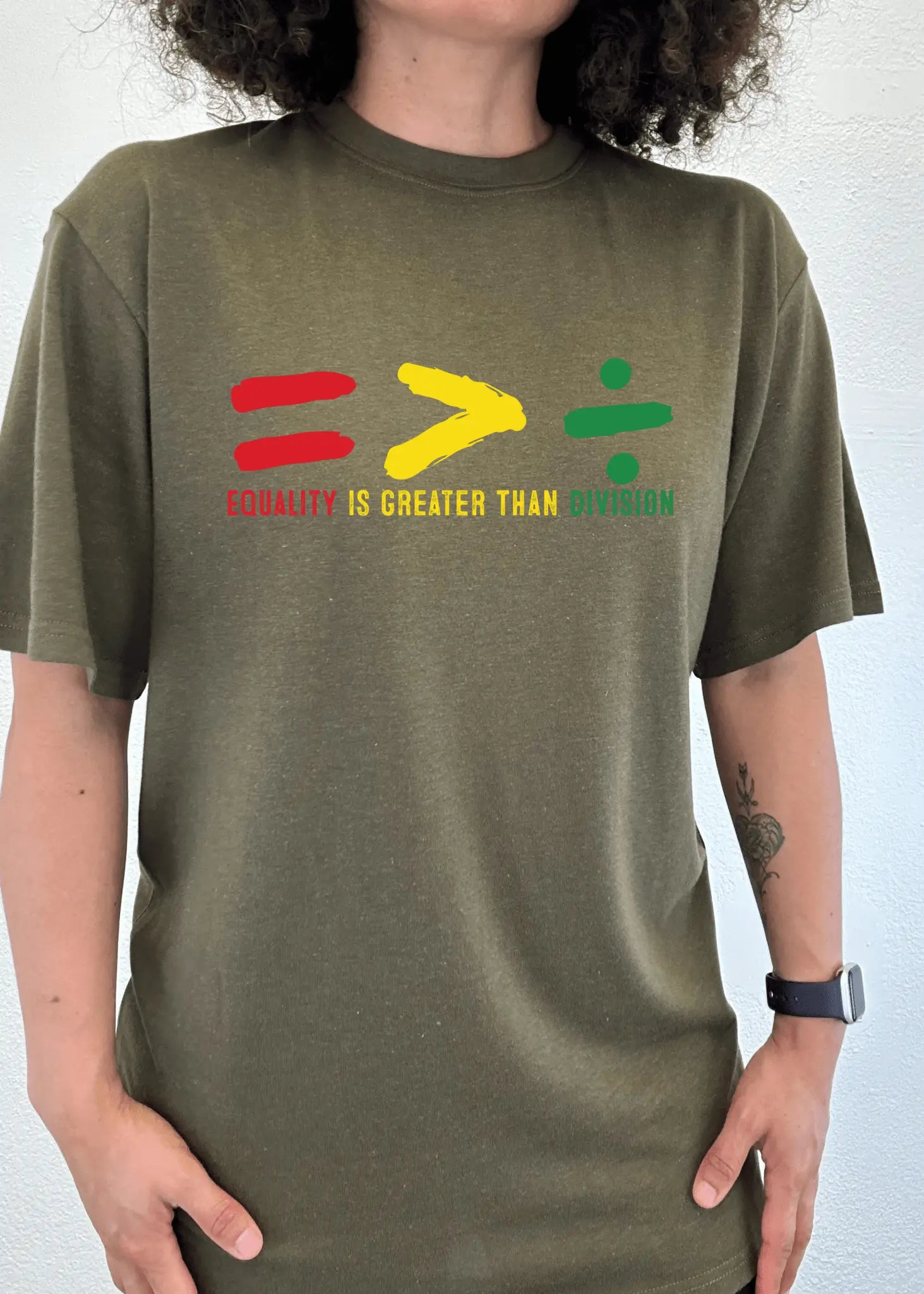 Black History Month Unisex Bamboo/Cotton Graphic T-Shirt Spun Bamboo