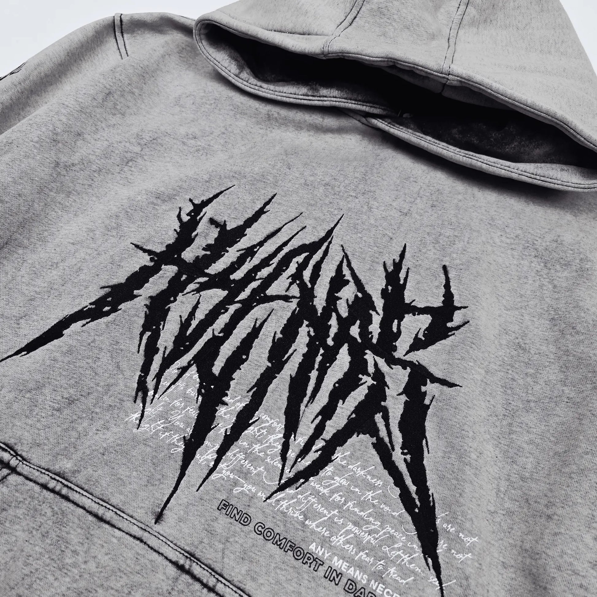 Bleached Fang Pullover Hoodie - Blade & Thread