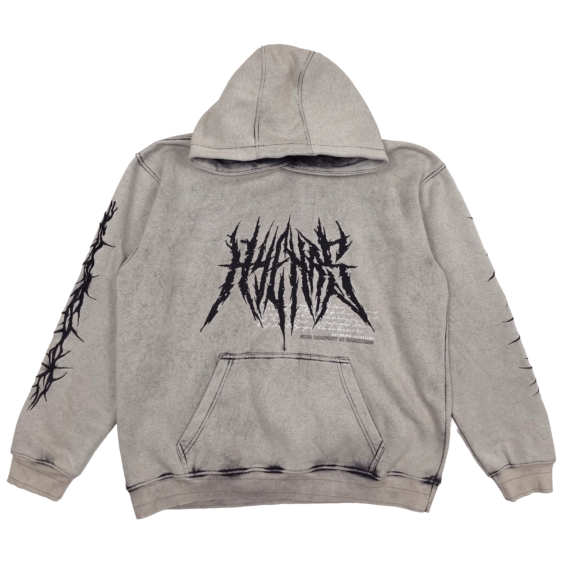 Bleached Fang Pullover Hoodie - Blade & Thread