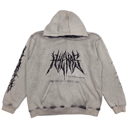 Bleached Fang Pullover Hoodie Any Means Necessary Clothing