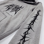 Bleached Fang Pullover Hoodie Any Means Necessary Clothing