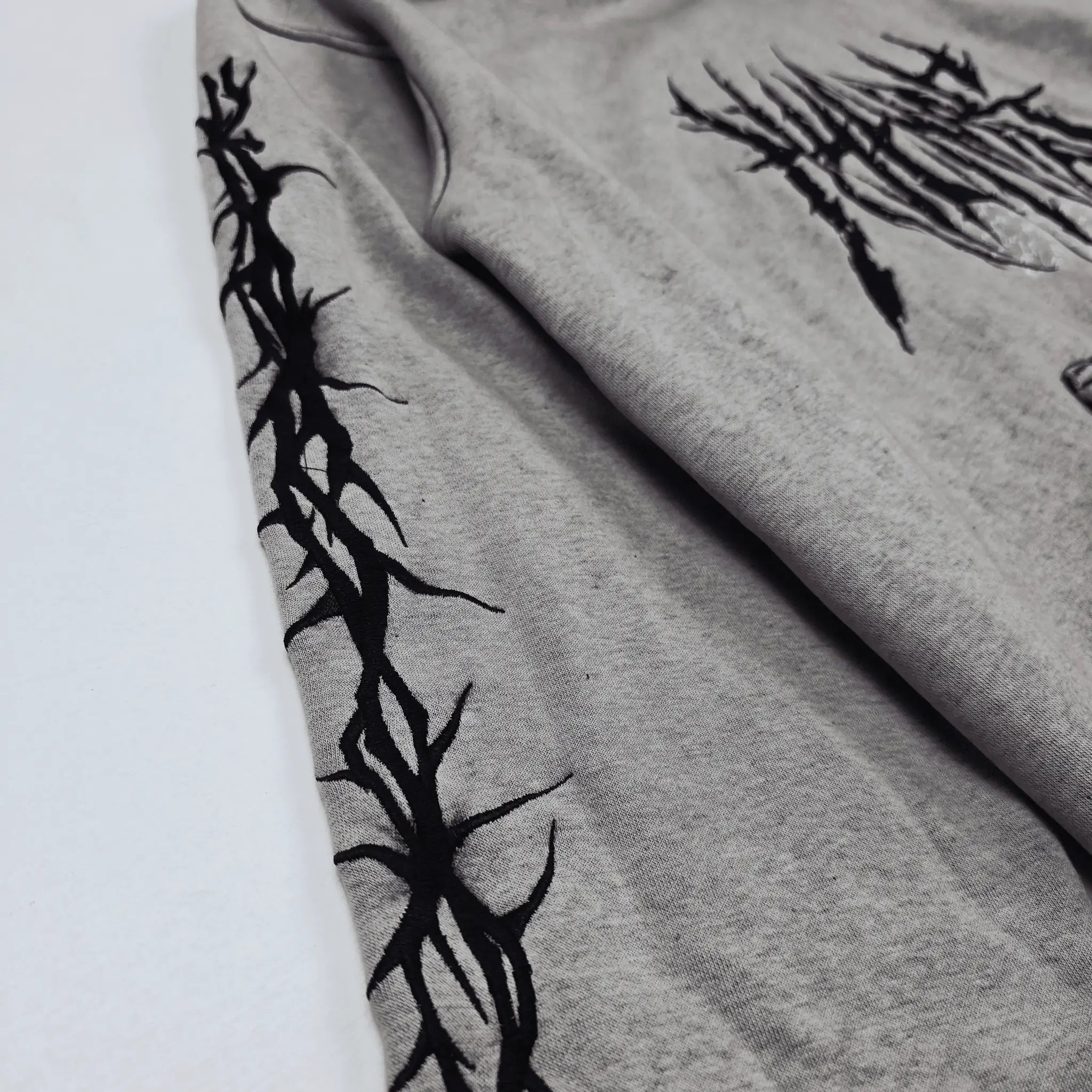 Bleached Fang Pullover Hoodie Any Means Necessary Clothing