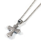 Blue Zircon Cross Hip-hop Necklace nowadaysfashion