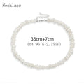 Bohemian Hawaii Puka White Clam Chips Shell Necklace nowadaysfashion