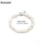 Bohemian Hawaii Puka White Clam Chips Shell Necklace nowadaysfashion