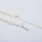 Bohemian Hawaii Puka White Clam Chips Shell Necklace nowadaysfashion