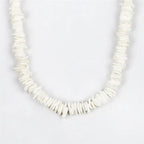 Bohemian Hawaii Puka White Clam Chips Shell Necklace nowadaysfashion