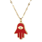 Boho Evil Bllue Eye Necklace for Women Men Snake All-seeing Eye Collar Necklace nowadaysfashion