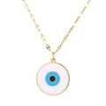 Boho Evil Bllue Eye Necklace for Women Men Snake All-seeing Eye Collar Necklace nowadaysfashion