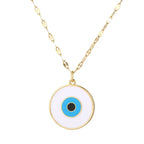 Boho Evil Bllue Eye Necklace for Women Men Snake All-seeing Eye Collar Necklace nowadaysfashion