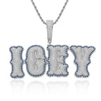 Bone joint name necklace private custom hip-hop pendant nowadaysfashion