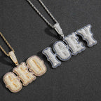 Bone joint name necklace private custom hip-hop pendant nowadaysfashion