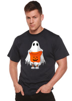 Boo Halloween Men's Bamboo Viscose/Organic Cotton Short Sleeve Graphic T-Shirt Spun Bamboo