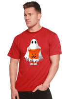 Boo Halloween Men's Bamboo Viscose/Organic Cotton Short Sleeve Graphic T-Shirt Spun Bamboo