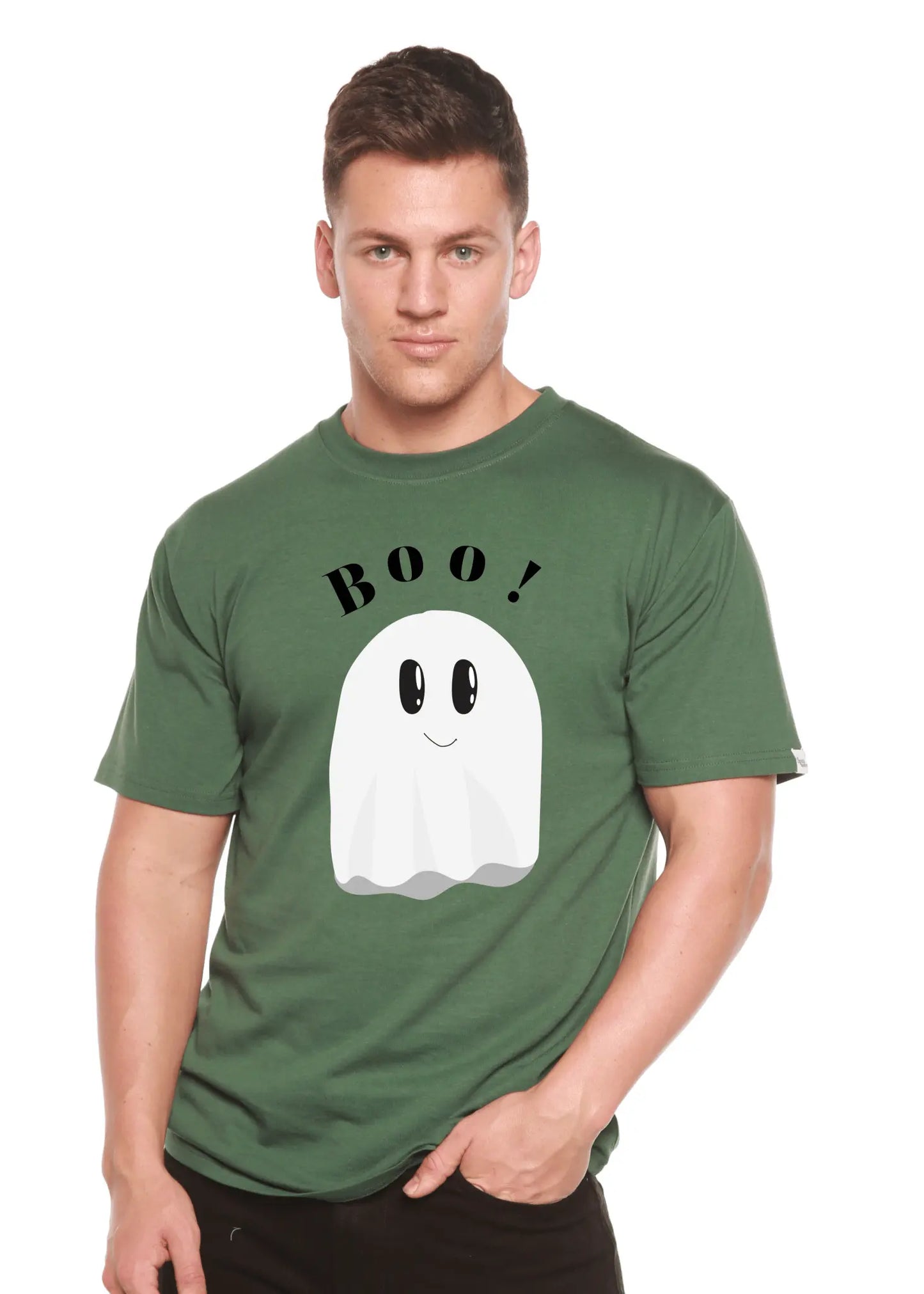 Boo Men's Bamboo Viscose/Organic Cotton Short Sleeve Graphic T-Shirt - Blade & Thread
