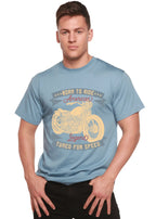 Born To Ride American Legend Men's Bamboo Viscose/Organic Cotton Short Sleeve Graphic T-Shirt Spun Bamboo