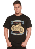 Born To Ride American Legend Men's Bamboo Viscose/Organic Cotton Short Sleeve Graphic T-Shirt Spun Bamboo