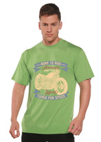 Born To Ride American Legend Men's Bamboo Viscose/Organic Cotton Short Sleeve Graphic T-Shirt Spun Bamboo