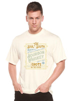 Bourbon Whiskey Men's Bamboo Viscose/Organic Cotton Short Sleeve Graphic T-Shirt Spun Bamboo