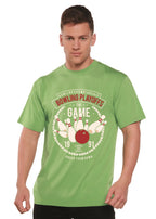 Bowling Playoffs Men's Bamboo Viscose/Organic Cotton Short Sleeve Graphic T-Shirt Spun Bamboo