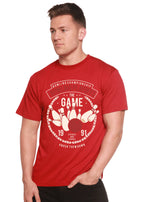 Bowling Playoffs Men's Bamboo Viscose/Organic Cotton Short Sleeve Graphic T-Shirt Spun Bamboo