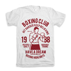 Boxing Club Men's Bamboo Viscose/Organic Cotton Short Sleeve Graphic T-Shirt Spun Bamboo