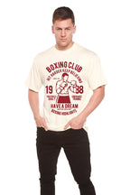 Boxing Club Men's Bamboo Viscose/Organic Cotton Short Sleeve Graphic T-Shirt Spun Bamboo
