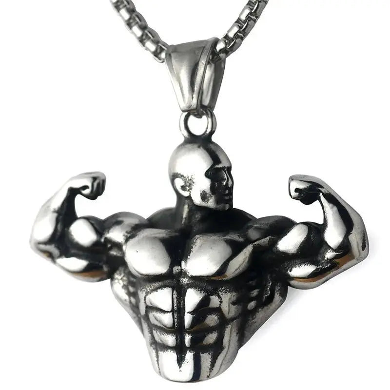 Boxing Glove Pendant Necklace Hip Hop Necklace Sports Fitness Gift - Blade & Thread