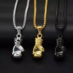 Boxing Glove Pendant Necklace Hip Hop Necklace Sports Fitness Gift nowadaysfashion