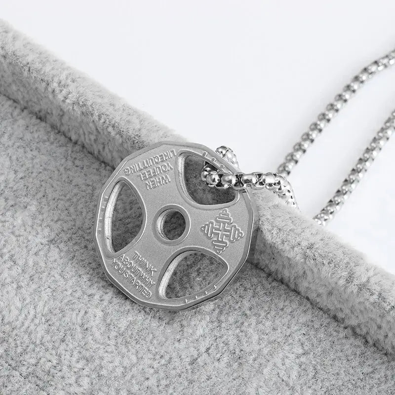 Boxing Glove Pendant Necklace Hip Hop Necklace Sports Fitness Gift - Blade & Thread