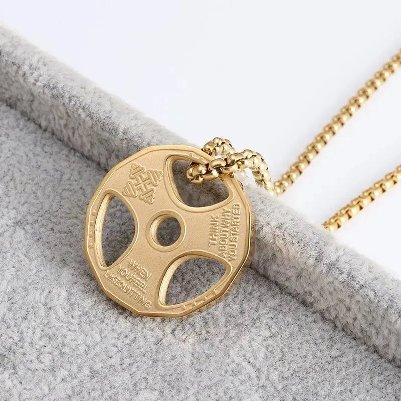 Boxing Glove Pendant Necklace Hip Hop Necklace Sports Fitness Gift - Blade & Thread