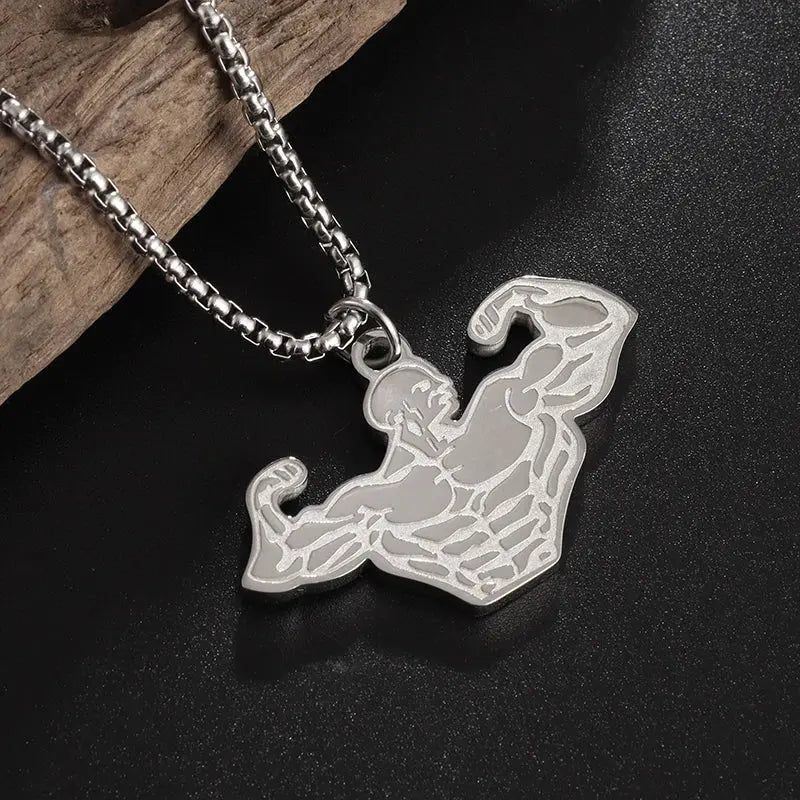 Boxing Glove Pendant Necklace Hip Hop Necklace Sports Fitness Gift - Blade & Thread