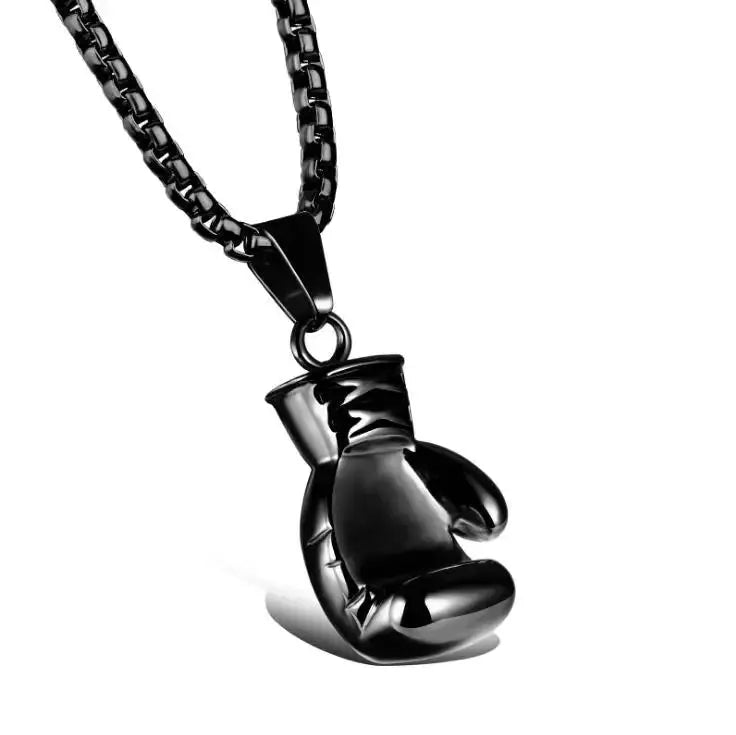 Boxing Glove Pendant Necklace Hip Hop Necklace Sports Fitness Gift nowadaysfashion