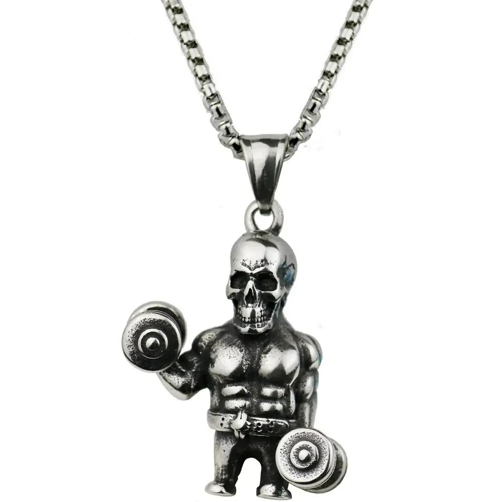 Boxing Glove Pendant Necklace Hip Hop Necklace Sports Fitness Gift - Blade & Thread