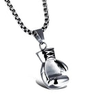 Boxing Glove Pendant Necklace Hip Hop Necklace Sports Fitness Gift nowadaysfashion