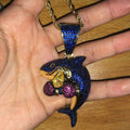 Boxing Shark Necklace Versatile Personality Hip Hop Cuban Chain nowadaysfashion