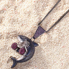 Boxing Shark Necklace Versatile Personality Hip Hop Cuban Chain nowadaysfashion
