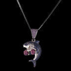 Boxing Shark Necklace Versatile Personality Hip Hop Cuban Chain nowadaysfashion