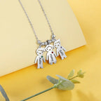 Boy Girl Pendant Name Necklace Customized Birthstone Jewelry Gift nowadaysfashion