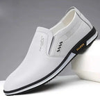 Brand Leather Shoes for Men Designer Loafers High Quality Adult Moccasins Men Driving Shoes Male Footwear Men's Formal Shoes HouPuZhou Shoe Store